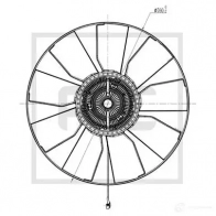 Вентилятор радиатора PETERS ENNEPETAL 1438762402 XIOEJ 0 03018200a - Изображение 2