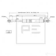 Газовая пружина PETERS ENNEPETAL 1438806798 DU 8GG5 01044800a - Изображение 2