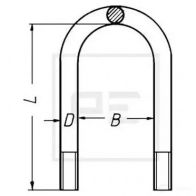 Пружинный зажим PETERS ENNEPETAL 07555210a 1439267186 2VTP67 W