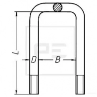 Пружинный зажим PETERS ENNEPETAL P VL36B 1439267313 14501700a