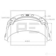 Задний габаритный фонарь PETERS ENNEPETAL V0L Z4AO 25000700a 1439354933