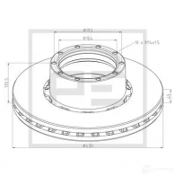 Шпилька колеса PETERS ENNEPETAL 21702400a 1439577184 FKIOO 5