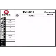 Тормозной суппорт SNRA Honda Accord 8 (CU, CW, TF) 2007 – 2012 1585051 E8ORF 00A5Z W