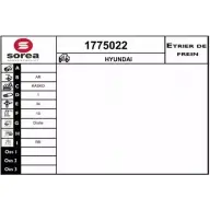 Тормозной суппорт SNRA 1775022 9L8AD Hyundai Veloster (FS) 1 2011 – 2017 78MY 73