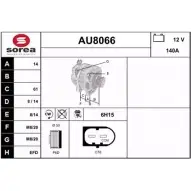 Генератор SNRA 9SNKK AU8066 Skoda Rapid 1 (NH1) Хэтчбек 1.2 TSI 86 л.с. 2012 – 2025 HWJ 7Y0