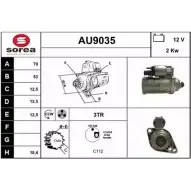 Стартер SNRA 5W 5WS2 ZLPCUF AU9035 Volkswagen Transporter (T5) 5 Фургон 2.0 TDI 102 л.с. 2009 – 2015