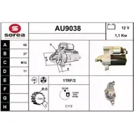 Стартер SNRA AU9038 Audi A5 (8T3) 1 Купе 2.0 Tfsi 224 л.с. 2013 – 2016 5QRZ8 YT P0RXCK