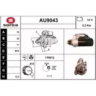 Стартер SNRA N444 9 Audi A4 (B7) 3 Седан 2.7 Tdi 180 л.с. 2006 – 2008 AU9043 RBW45VW