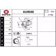 Стартер SNRA PFCVL K1 Q31CNH8 Audi A8 (D3) 2 Седан 3.7 Quattro 280 л.с. 2002 – 2006 AU9046