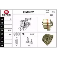 Генератор SNRA TZLRQMU 1228695003 BM8 021 BM8021
