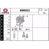 Генератор SNRA 1228695015 BM8022 B M8022 X63PYTK