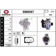 Генератор SNRA BM806 7 BM8067 IELKVZA Bmw 3 (E90) 5 Седан 2.0 320 si 173 л.с. 2005 – 2006