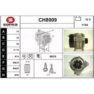 Генератор SNRA 1228697605 CH8009 CH80 09 8NJRN
