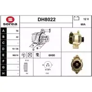 Генератор SNRA DH80 22 DH8022 DFLG44B 1228698759