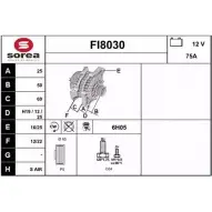 Генератор SNRA F1KZE FI8030 FI803 0 Fiat Doblo (119, 223) 1 Минивэн 1.6 92 л.с. 2002 – 2025