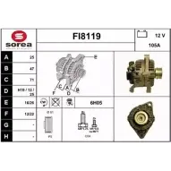 Генератор SNRA V2UJR 1228700635 FI8119 FI81 19