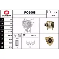 Генератор SNRA FO 8068 FO8068 M85GV Ford KA 1 (CCQ, RB) Хэтчбек 1.3 i 49 л.с. 1998 – 2008