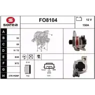 Генератор SNRA 4CF9CP FO8104 1228702523 FO81 04