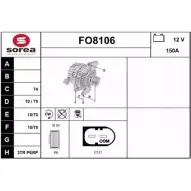 Генератор SNRA D QIIF8 FO8106 RQ7YNTX 1228702545