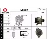 Генератор SNRA Fiat Ducato (244) 2 Кабина с шасси 2.3 JTD 110 л.с. 2002 – 2006 I V8002 4AA9E IV8002