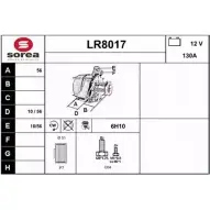 Генератор SNRA 1228708343 LR8 017 0KJNHK LR8017