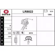 Генератор SNRA Land Rover Range Rover 3 (L322) 2002 – 2012 YU ARI 1S7RO LR8022