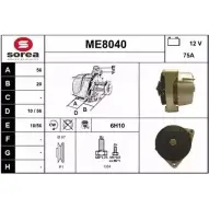 Генератор SNRA ME8040 1228710337 P9HS3MU ME8 040