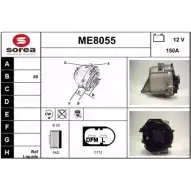 Генератор SNRA Mercedes E-Class (W210) 2 Седан 3.2 E 320 CDI (226) 197 л.с. 1999 – 2002 ME805 5 TF95Q ME8055