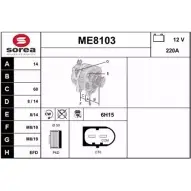 Генератор SNRA YKP7JB 7 MV4QWV4 ME8103 1228710781