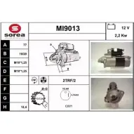 Стартер SNRA WZLN4F Mitsubishi Pajero 2 (V3, V2, V4) Внедорожник 2.5 TD 4WD (V24C. V24W) 99 л.с. 1990 – 1999 MI9013 MI90 13
