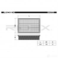Воздушный фильтр RIDEX 1437724197 8a0133 O8EL Z2 - Изображение 2