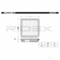 Воздушный фильтр RIDEX 5WP7SC 1 8a0112 1437724242 - Изображение 2