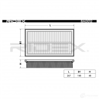 Воздушный фильтр RIDEX 8a0012 1437723129 E GAU271 - Изображение 6