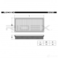 Воздушный фильтр RIDEX OHUB F 8a0181 1437723492 - Изображение 5