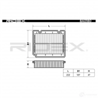 Воздушный фильтр RIDEX 8a0180 1437722703 E6AD D - Изображение 4