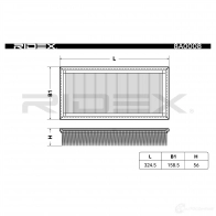 Воздушный фильтр RIDEX V4 46X 8a0008 1437723875 - Изображение 6