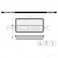 Воздушный фильтр RIDEX J4 7SY 1437723499 8a0038 - Изображение 3