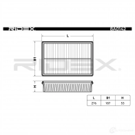 Воздушный фильтр RIDEX F 32SFP 8a0142 1437722340 - Изображение 2