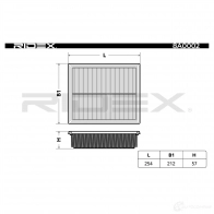 Воздушный фильтр RIDEX 1437724474 8a0002 PY T122S - Изображение 5