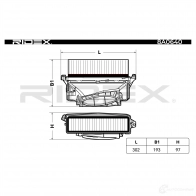 Воздушный фильтр RIDEX 1437725158 8a0640 T92Y Y - Изображение 5