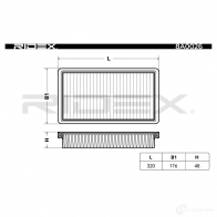 Воздушный фильтр RIDEX ED B2T69 1437723091 8a0026 - Изображение 4