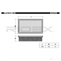 Воздушный фильтр RIDEX 8a0118 3 6KESDA 1437723033 - Изображение 2
