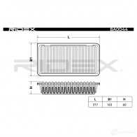 Воздушный фильтр RIDEX 8a0044 1437723245 5S LWLMA - Изображение 3