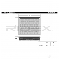 Воздушный фильтр RIDEX S LQZM 1437723584 8a0093 - Изображение 5