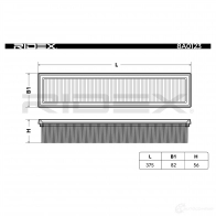 Воздушный фильтр RIDEX 8a0123 ELX NS9 1437721754 - Изображение 6
