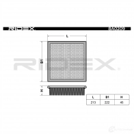 Воздушный фильтр RIDEX AJ ETQ 8a0209 1437723144 - Изображение 4