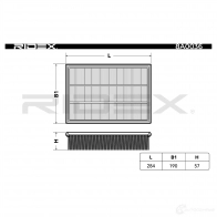 Воздушный фильтр RIDEX 1437724417 8a0036 1 RHEG47 - Изображение 5