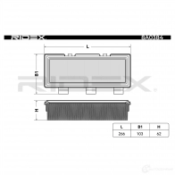 Воздушный фильтр RIDEX 8a0384 XQ0U VU 1437723915 - Изображение 3