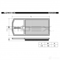 Воздушный фильтр RIDEX EKA412 G 1437722629 8a0045 - Изображение 5