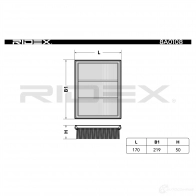 Воздушный фильтр RIDEX 1437722336 8a0108 3E YE938 - Изображение 2